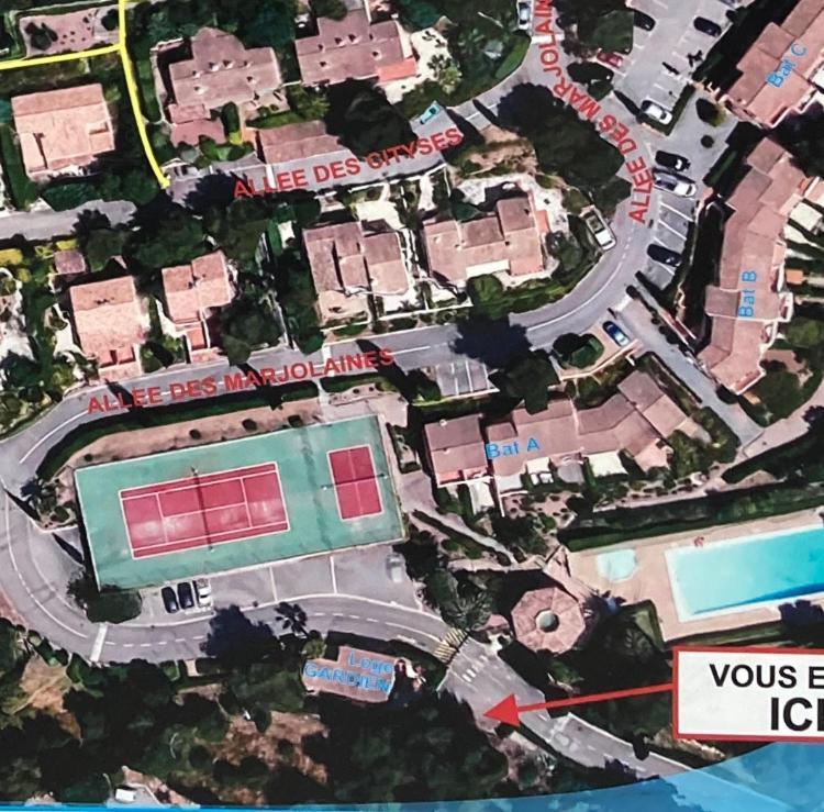 10 A 12 Pers Famille Amateurs Randonnee Boulouris Panorama Saint Raphael Tennis Piscine Partage Exteriör bild