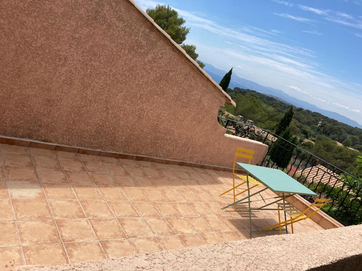 10 A 12 Pers Famille Amateurs Randonnee Boulouris Panorama Saint Raphael Tennis Piscine Partage Exteriör bild